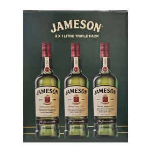 Jameson Triple Distilled Irish Whiskey Triple Pack 3X1L