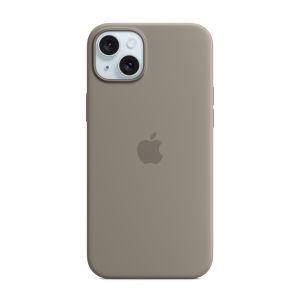 iPhone 15 Plus Silicone Case with MagSafe Clay