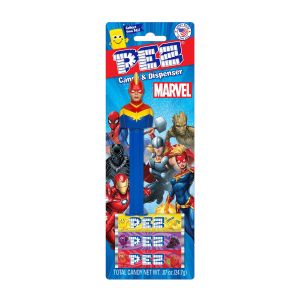Pez Marvel Assortment with 3 Tablet Packs 24gm