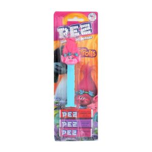 Pez Trolls with 3 Tablet Packs 24gm